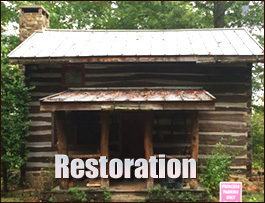 Historic Log Cabin Restoration  Faith, North Carolina